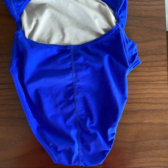 TYR Solid Maxfit Swimsuit Royal II - 34 Blue - Picture 6 of 7